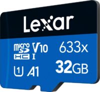 Memoria Micro SD Lexar 32GB Class10 100MB/s 45MB/s (LMS0633032G-BNNNG)