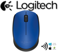 Mouse Inalambrico Logitech M170 Azul (910-004800)