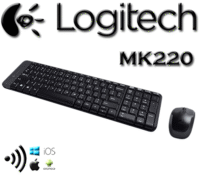 Teclado + Mouse Inalambrico Logitech MK220