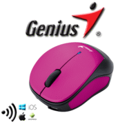 Mouse Inalambrico Genius Micro Traveler 9000R Rosa