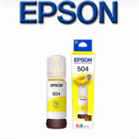 Botella EPSON 504 x 70ml L4150 / L6191 Amarilla (T504420-AL)