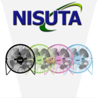 Ventilador USB Para Escritorio Nisuta (NS-FANUC) Negro/Verde/Rosa/Celeste