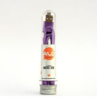 Cable USB a Micro USB Aló Trenzado Violeta