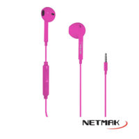 Auricular Netmak Urban Style (NM-UR70P) Rosa en Bolsa