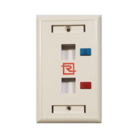 Faceplate ReguVolt 4 Puertos (RV-FPLATE-4U)