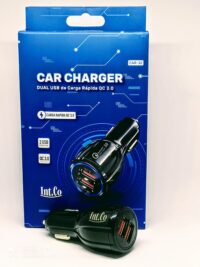 Cargador 12v a 2 USB 3.0 A Int.Co (CAR-32)
