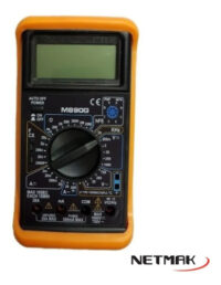 Tester Digital Netmak con Medidor de Temperatura (NM-890G)