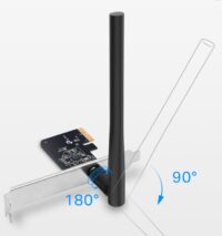 Placa de Red TP-LINK PCI Express Wireless AC600 Dual Band (Archer T2E)