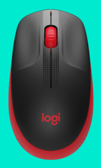 Mouse Inalambrico Logitech M190 (910-005904) Rojo