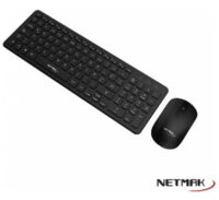 Teclado y Mouse Slim Inalambrico 2.4Ghz Netmak (NM-KB620)