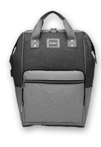 Mochila Kolke 15.6″ Voyage Waterproof Gris y Gris Oscuro (KVM-533) 630284