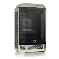 Gabinete Thermaltake The Tower 300 Sin Fuente Match Green c/Vidrio Templado
