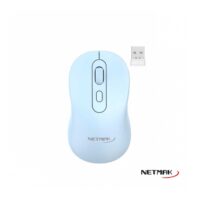 Mouse Inalambrico Optimize Netmak Bateria recargable (NM-M640-B) Celeste