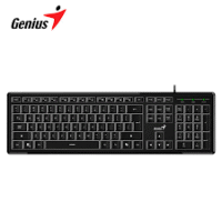 Teclado USB Genius SlimStar 820 Iluminado (31310055401)