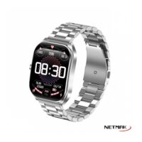 Smartwatch Bluetooth 2.01″ Curvo 5.3 Netmak (NM-DYNAMIC-S) Plateado