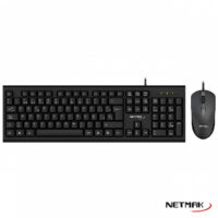 Teclado y Mouse USB Netmak (NM-KB258)