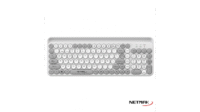 Teclado Inalambrico 2.4Ghz + BT 5.0 Netmak (NM-KB380-W) Blanco