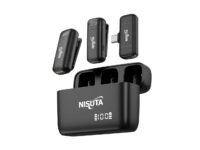 Microfono Inalambrico Doble 2.4Ghz con Recepto USB-C Nisuta (NSMICW3)