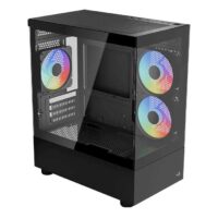Gabinete Aerocool Viewport Mid Tower (VIEWPORT MINI-G-WT-V2) Blanco