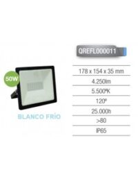 Reflector Led 50W Luz Fria SilverLight (QREFL000011)