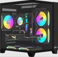 Gabinete Gamer Formula V Crystal Z9M Floe Black