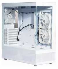 Gabinete Gamer Solarmax CM-W930-SF Blanco Sin Fuente (IC04 202851 M)