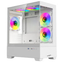 Gabinete Sentey H30 White vidrio lat y front (GS-6130-SF-WHITE)
