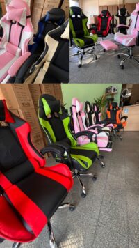 Silla Gamer Reforzada Con Apoya Pie Black/Red