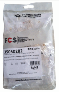 Conector RJ45 Cat6e x 50 unidad Furukawa 35050282