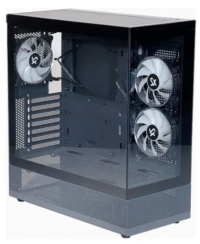 Gabinete Gamer Solarmax CM-B930-SF Negro Sin Fuente (IC04 202851 M)