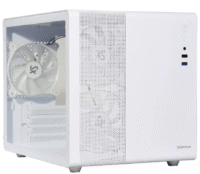 Gabinete Gamer M-ATX Cubo 3xFan ARGB CM-W300-SF Blanco (IC04 202851 M)