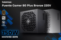Fuente Solarmax 750w 80 Plus Bronze Negro (KC-CFA-750-80PBB) (IC04 202851 M)