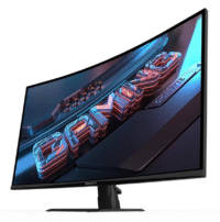 Monitor Gamer Gigabyte 32″ Edge Curvo QHD  GS32QC  165Hz 1ms