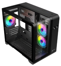 Gabinete Gamer JALATEC (JT-KS31) Lateral/Frente Vidrio Fuente 750W 80 Plus Bronze