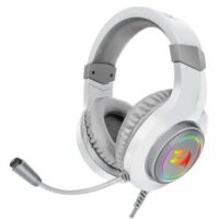 Auricular Redragon Hylas c/Microfono 3.5mm Usb Blanco RGB (H260W-RGB)