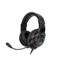 Auricular Redragon Hylas c/Microfono 3.5mm Usb Negro RGB (H260RGB)