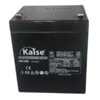 Bateria 12V 5A Para Ups y Alarma Kasie (KB1250) 10cm Alto/9cm Ancho/7cm Prufundidad