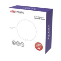 Cable UTP Hikvision Int-Ext Cat6e X 100 Mts (DS-1LN6USC0-100) Blanco