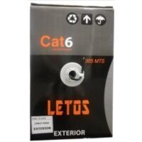 Cable UTP Letos Exterior Cat6e X 305 Mts (LE-CA6e)