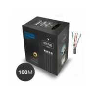 Cable UTP PLUS 100mts Cat5 0.48mm Vaina Simple Exterior (CCA-N-100)