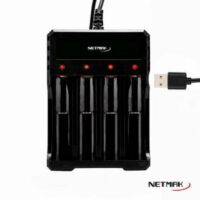 Cargador Usb Para 4 Pilas AA/AAA Netmak (NM-CH5)