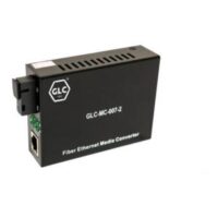 Conversor Single de Fibra Optica GLC (GLC-MC-007-2) Con Fuente