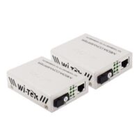 Convertidor de Fibra Optica de 100MBPS hsta 25km WI-TEK (WI-MC101M)
