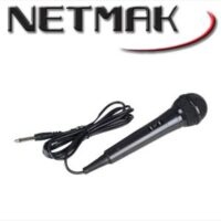Microfono Dinamico Netmak (NM-MC7) Negro