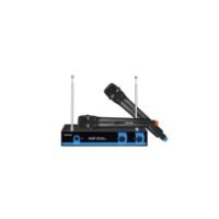Microfono Inalambrico Recargable x2 Netmak (NM-MC25)