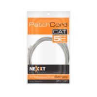 Patch Cord UTP NEXXT Cat5 1mts Gris (AB360NXT01)