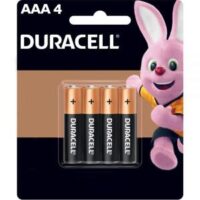 Pila Alcalina Duracell AAA Blister X4 1.5V (BP X12)