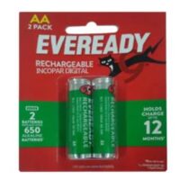 Pila Recargable AA Everady RE15-BP2