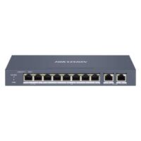 Swicht 8 Puerto +2 Hikvision (DS-3E1310HP-EI)