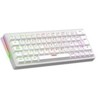Teclado Gamer Mecanico 60% Tri-Modo Solarmax (GMKB64RW) Blanco 23538X